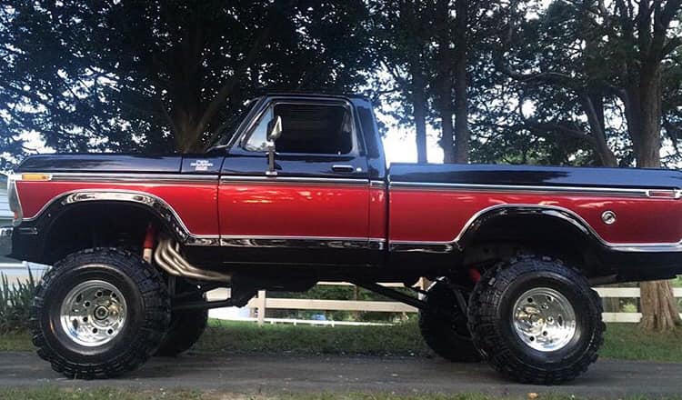 1979 F-150 With A Built 460 500HP Candy Apple Jet Black 3 Stage – classic